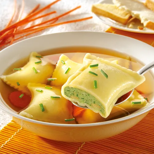 Maultaschen auf Sauerkraut
