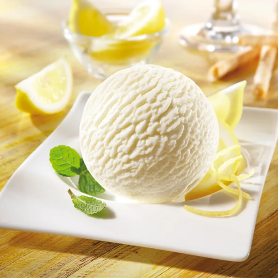 Zitronen-Sorbet
