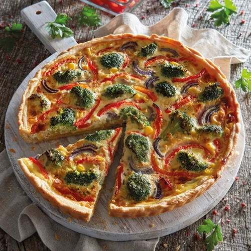 Broccoli-Paprika-Quiche