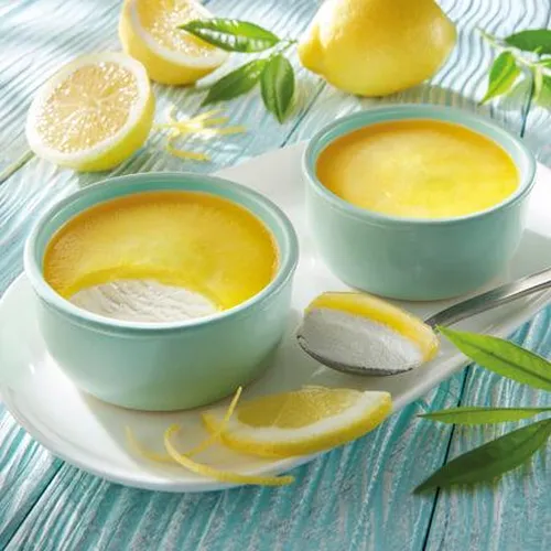 Abbildung Limonen Eisdessert